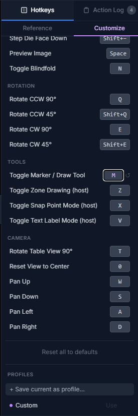 Custom Hotkeys